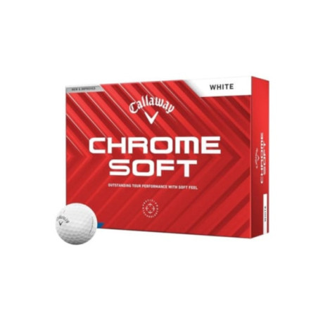 Bolas Callaway Chrome Soft Blanca