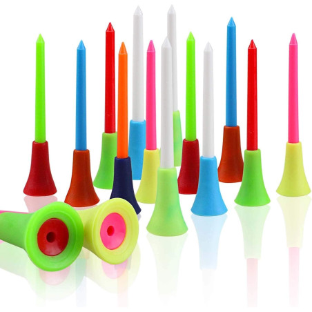 Tee Plastico Colores (pack 5 ud surtido)