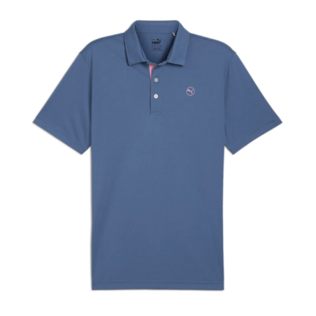 Polo Puma Golf Pure Solid Azul Horizon