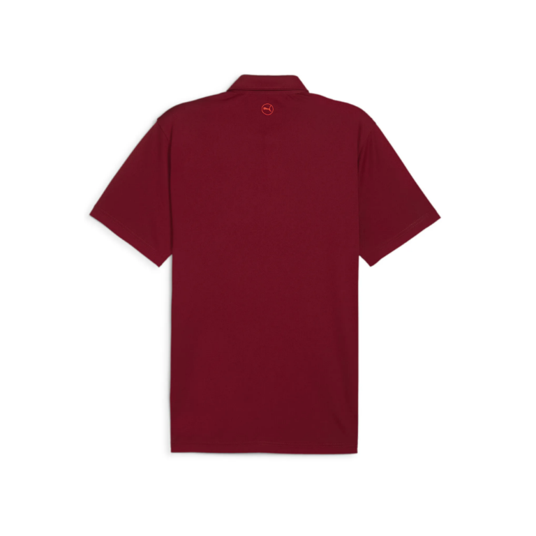 Polo Puma Golf Pure Solid Rojo Intenso