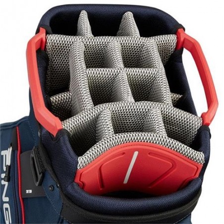 Bolsa Ping PIONEER Cart Bag Blue Red