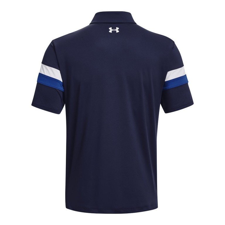 Polo Under Armour T2G Color Block Azul/Navy/Blanco