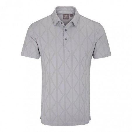 Polo Ping Lenny Jacquard Gris Talla XL