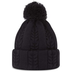 Gorro FootJoy Invierno Unisex negro borla 2