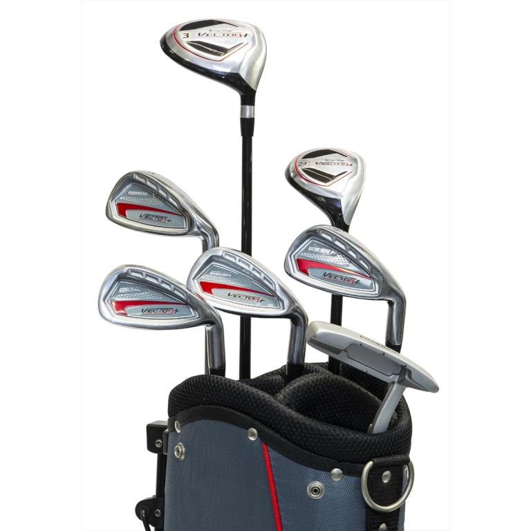 Set Completo VECTOR 8pc Bolsa Trípode Caballero Acero