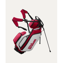 Bolsa WILSON Talus Stand Bag 14 Blanco Rojo 2