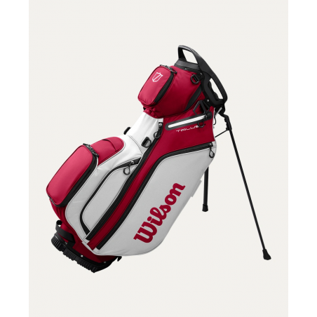 Bolsa WILSON Talus Stand Bag 14 Blanco Rojo