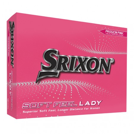 Bolas Srixon Soft Feel Lady Rosa Pasión