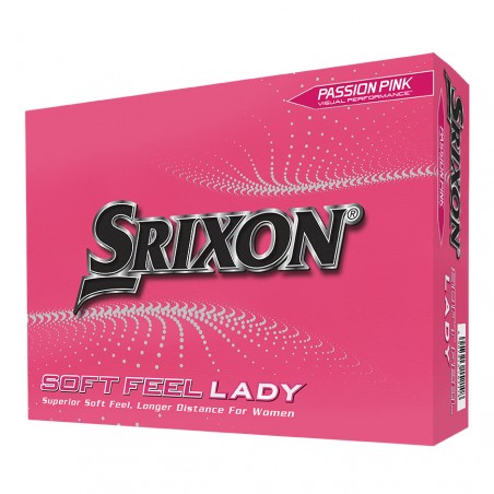 Bolas Srixon Soft Feel Lady Rosa Pasión