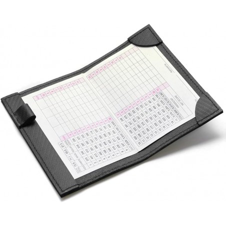 Tarjetero de Golf Premium Negro con marcador