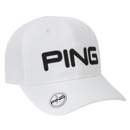 Gorra PING ball marker Blanca
