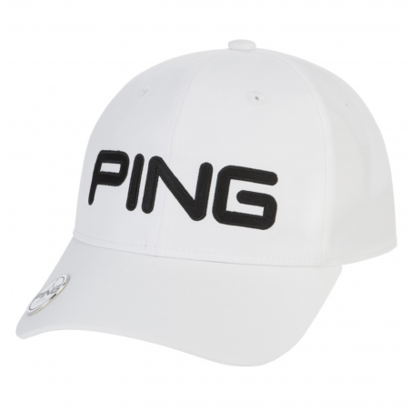 Gorra PING ball marker Blanca