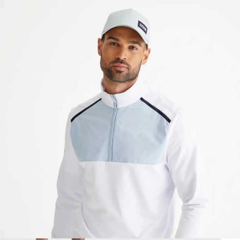 Midlayer PING Keeton Blanco Gris Perla