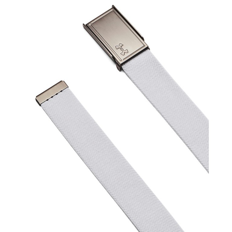 Cinturón Under Armour Lady W Stretch REVERSIBLE White / Halo Gray / White