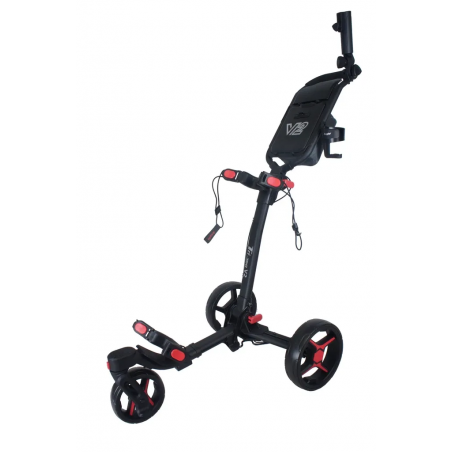 Carro Manual 3 Ruedas AXGLO Trilite 360 Versión 2.0 Negro Rojo