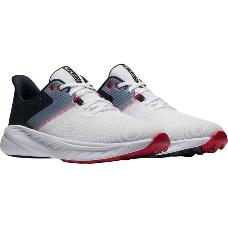 Zapatos FootJoy FLEX 2025 Blanco Azul