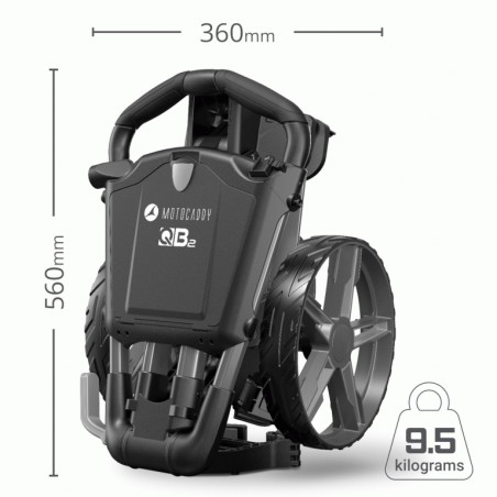 Carro Motocaddy QB2 Push Trolley Gris Grafito