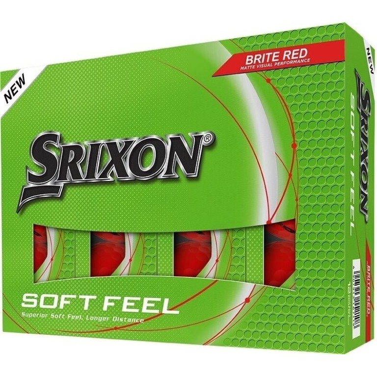 Bolas de Golf Srixon Soft Feel Roja | Alta Calidad y Rendimiento 2025
