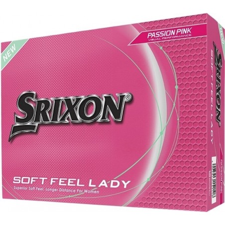 Bolas de Golf Lady Srixon Soft Feel Rosa | Alta Calidad y Rendimiento 2025