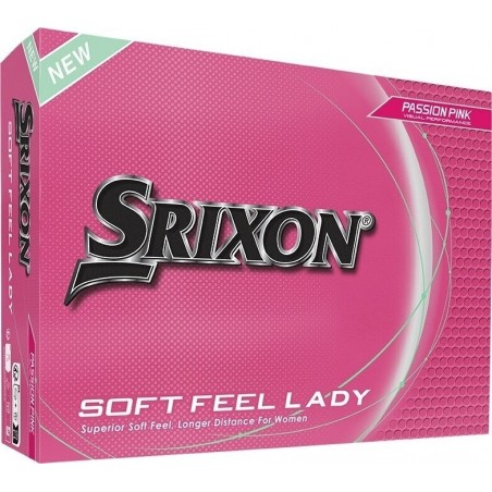 Bolas de Golf Lady Srixon Soft Feel Rosa | Alta Calidad y Rendimiento 2025