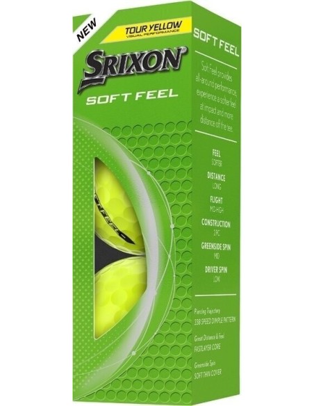 copy of Bolas Srixon de Golf Soft Feel BRITE Verde