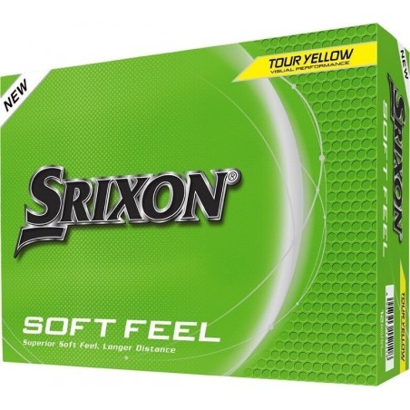 Bolas de Golf Srixon Soft Feel Amarilla | Alta Calidad y Rendimiento 2025