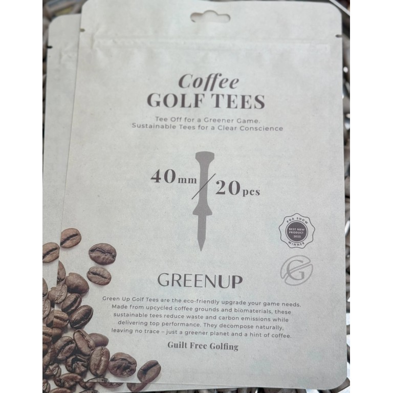 Tees de biomaterial de CAFÉ (Diferentes medidas)