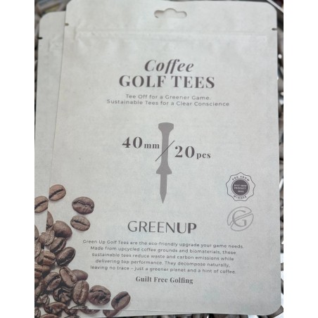 Tees de biomaterial de CAFÉ (Diferentes medidas)