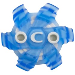 Tacos CHAMP Softspikes Pivix Slim-Lok Tri-Lock Tour Lock & Fast Twist Azul/Blanco 2