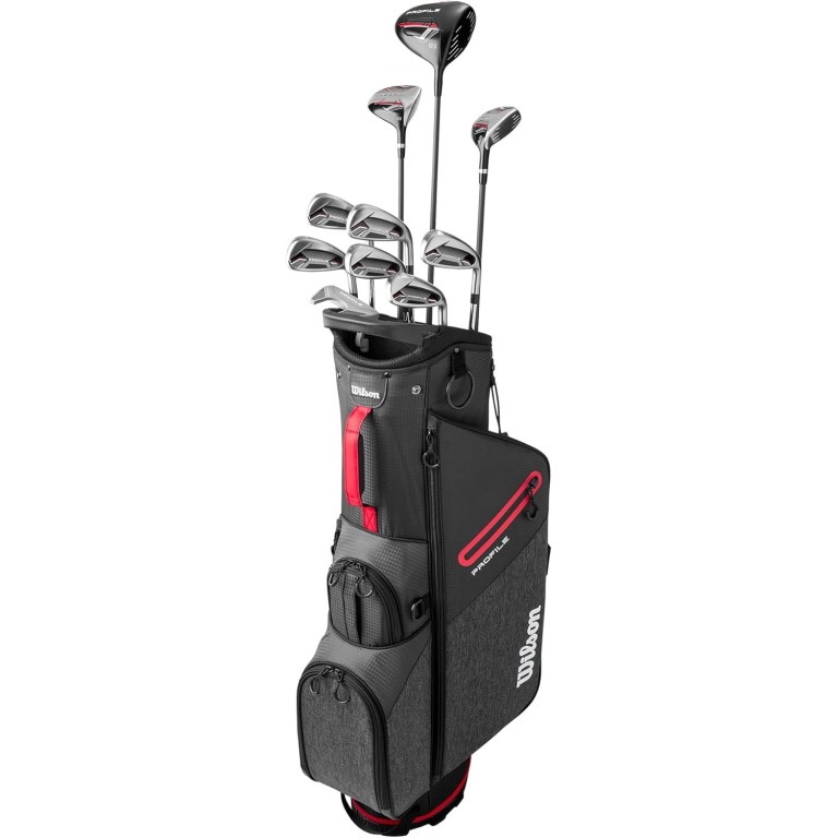 Set Completo WILSON Profile RH Grafito con Bolsa Stand
