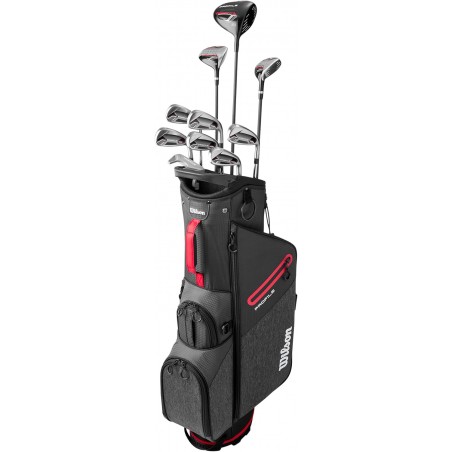 Set Completo WILSON Profile RH Grafito con Bolsa Stand