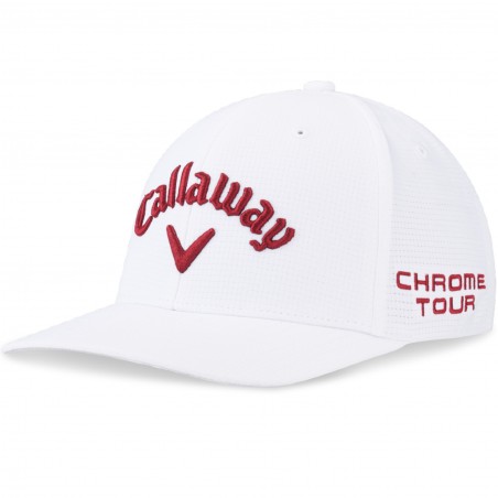 Gorra CALLAWAY Performance PRO 25 Elyte Blanca (4 bordados disponibles)