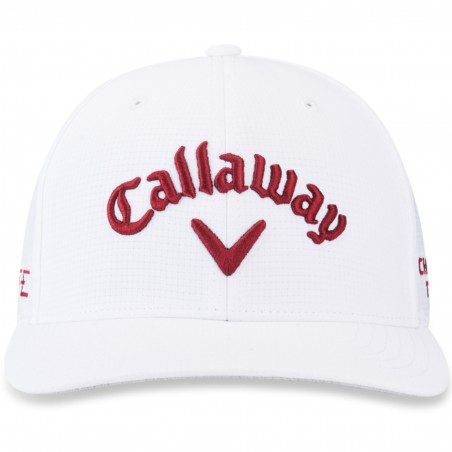 Gorra CALLAWAY Performance PRO 25 Elyte Blanca (4 bordados disponibles)
