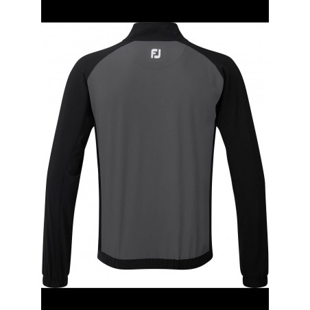Cortavientos FootJoy Elements Packable Jacket Negro Charcoal