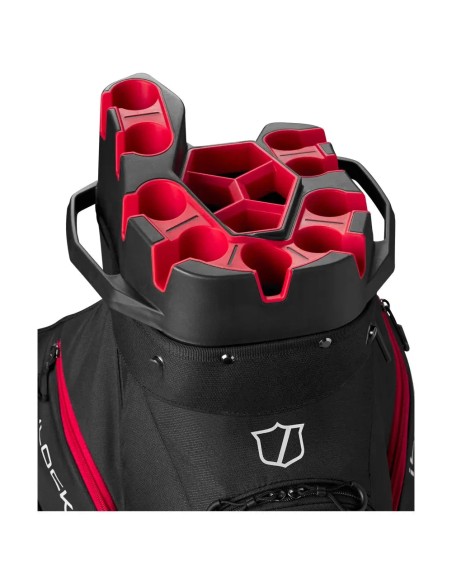 Bolsa WILSON I Lock Cart Bag 2025 Black Red
