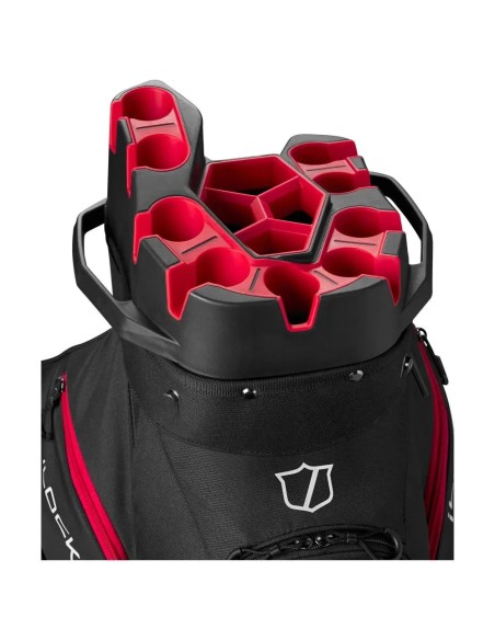 Bolsa WILSON I Lock Cart Bag 2025 Black Red