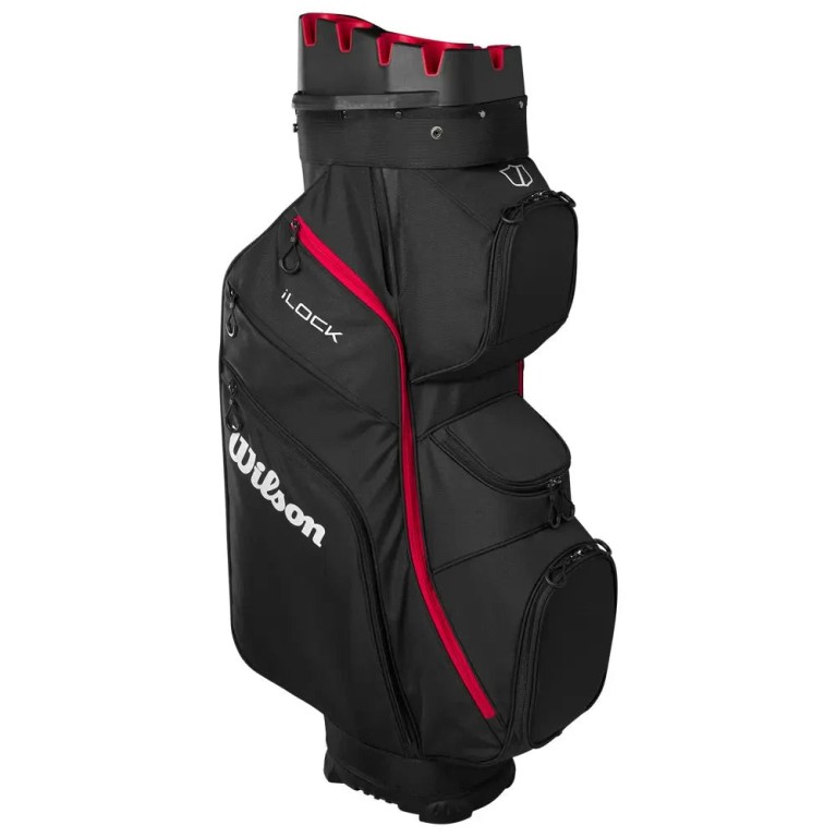 Bolsa WILSON I Lock Cart Bag 2025 Black Red