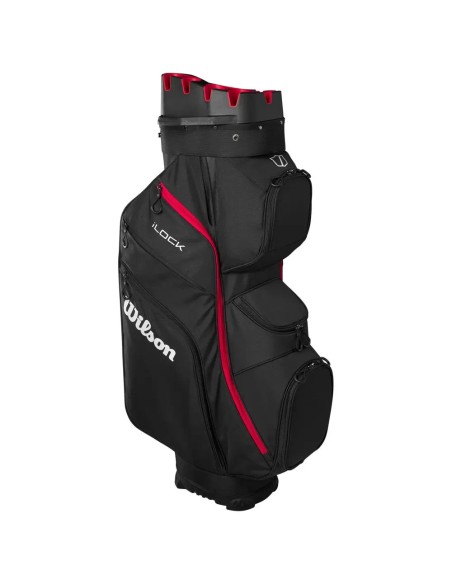 Bolsa WILSON I Lock Cart Bag 2025 Black Red