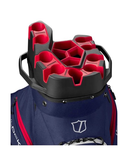 Bolsa WILSON I Lock Cart Bag 2026 Navy Rojo