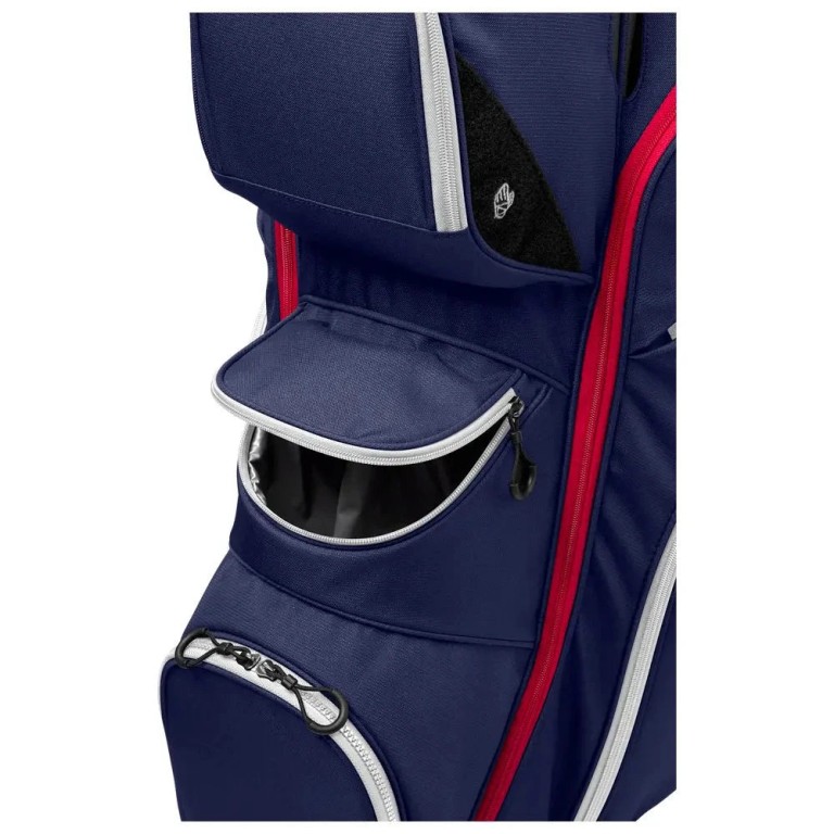 Bolsa WILSON I Lock Cart Bag 2025 Navy Rojo