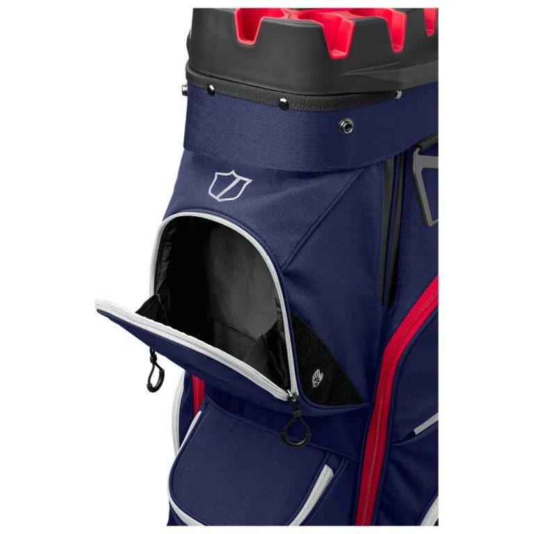 Bolsa WILSON I Lock Cart Bag 2025 Navy Rojo