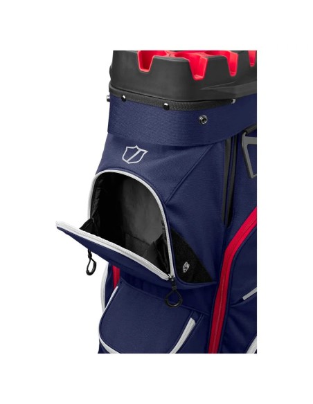 Bolsa WILSON I Lock Cart Bag 2025 Navy Rojo