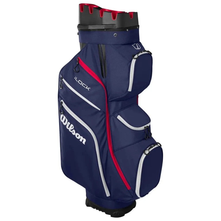 Bolsa WILSON I Lock Cart Bag 2026 Navy Rojo