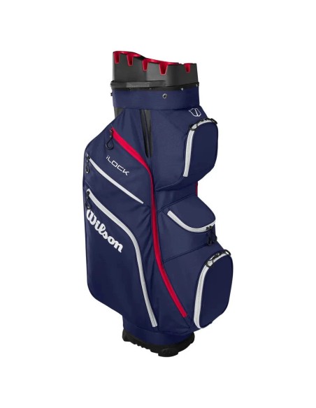 Bolsa WILSON I Lock Cart Bag 2026 Navy Rojo