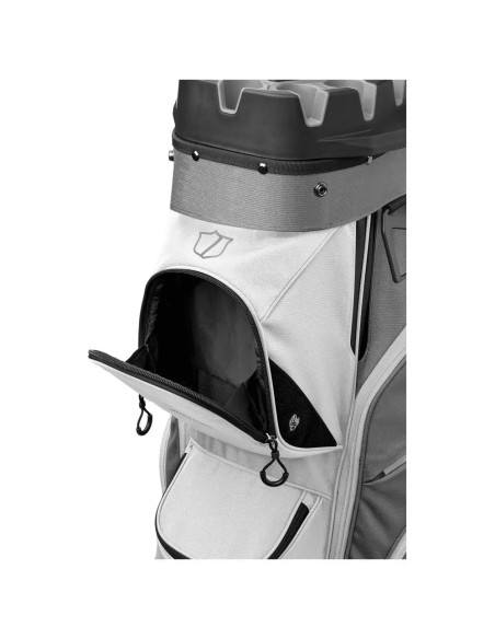 Bolsa WILSON I Lock Cart Bag 2025 Blanco Gris