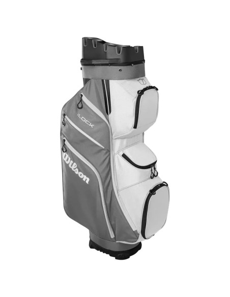 Bolsa WILSON I Lock Cart Bag 2025 Blanco Gris