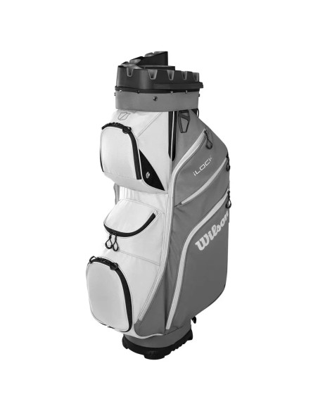 Bolsa WILSON I Lock Cart Bag 2025 Blanco Gris