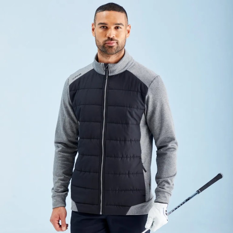 Chaqueta PING AIDEN Jacket Asfalt Negro