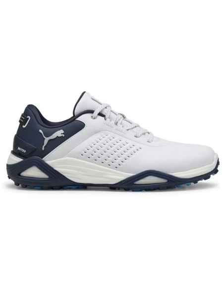 Zapatos Puma de Golf Shadowcat NITRO Leather Blanco Azul