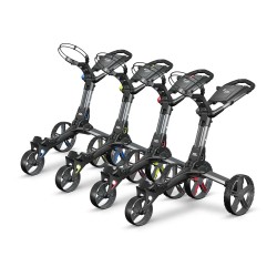 Carro Motocaddy QB2 Push Trolley Negro Rojo 2